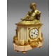 Napoleon III Golden Bronze Clock
