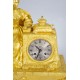 Louis-Philippe gilt bronze clock