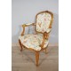 Four Louis XV style armchairs