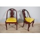 Armchairs and gondola chairs Charles X period