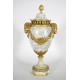 Pair of Louis XVI style perfume-burner vases