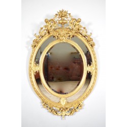 Miroir à parecloses Napoléon III