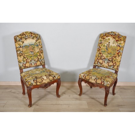 Pair of Regency period chairs