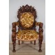 Pair of Renaissance-style ceremonial armchairs