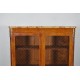 Transition style inlaid bookcase
