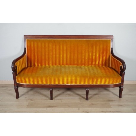 Empire period mahogany sofa