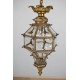 Regency-style bronze lantern