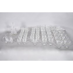 Canterbury service in Baccarat crystal
