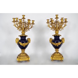 Pair of Napoleon III candelabras