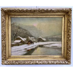 Joseph Million: Snowy landscape