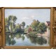 Gustave Lemaître: river landscape