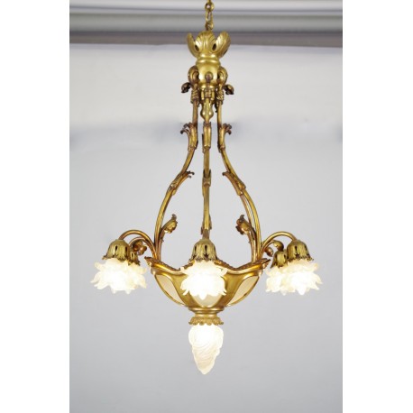Art-Nouveau chandelier