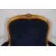 Four Louis XV-style armchairs à la reine