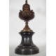 Pair of Napoleon III bronze candelabra in the Barbedienne style