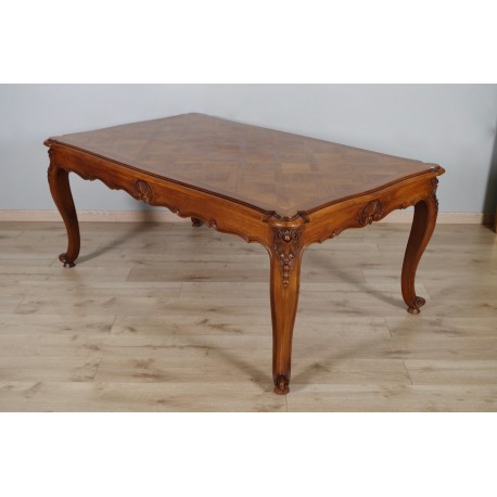 Regency style walnut table