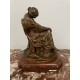 Bronze by Pierre Jules Cavelier: Penelope asleep