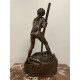 Bronze by Auguste Maillard: A sculling winner