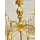 Maison Lucien Gau: gilded bronze suspension