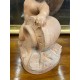19th century terracotta: putto with amphora
