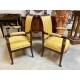 Pair of armchairs in the Retour d'Egypte style, gilded bronzes
