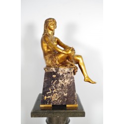 Théophile François Somme: Art-Déco bronze
