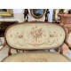 Louis XVI style tapestry sofa