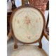 Pair of Louis XVI style tapestry armchairs