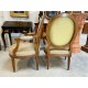 Pair of Louis XVI style tapestry armchairs