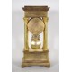 Empire gilt bronze clock