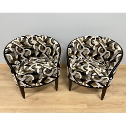 Pair of Art-Deco armchairs