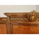 François Linke: Louis XVI style gilded bronze bed