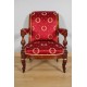 Napoleon III walnut armchair