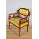 Pair of Louis XVI style armchairs walnut 1900