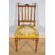Pair of Louis XVI style walnut chairs 1900