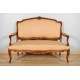 Louis XV style walnut sofa 1900