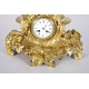 Napoleon III gilt bronze clock