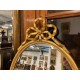 Louis XVI style medallion mirror