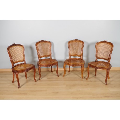 Four chairs Louis XV period