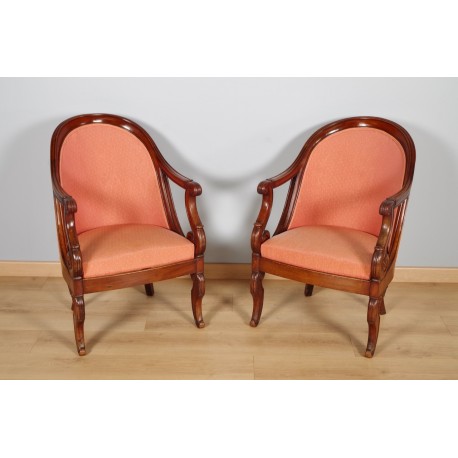 Pair of armchairs Restoration period