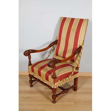 Louis XIII style armchair