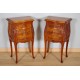 Pair of Louis XV style chiffonier tables