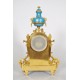 Louis XVI style gilt bronze and Sèvres style porcelain clock