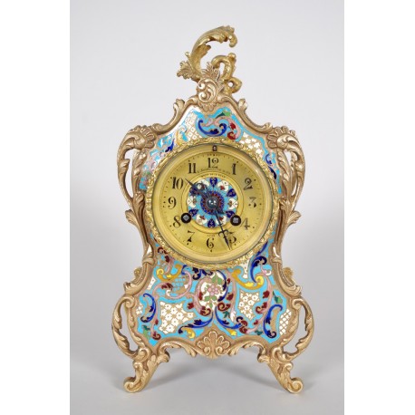 Napoleon III cloisonné clock