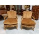 Three Louis XV style armchairs