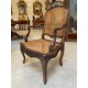 Four Louis XV armchairs