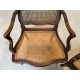 Four Louis XV armchairs