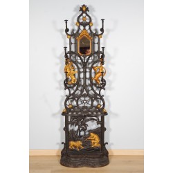 Napoleon III hunting allegory coat rack