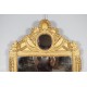 Louis XVI period gilded mirror