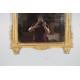 Louis XVI period gilded mirror