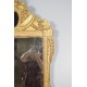 Louis XVI period gilded mirror